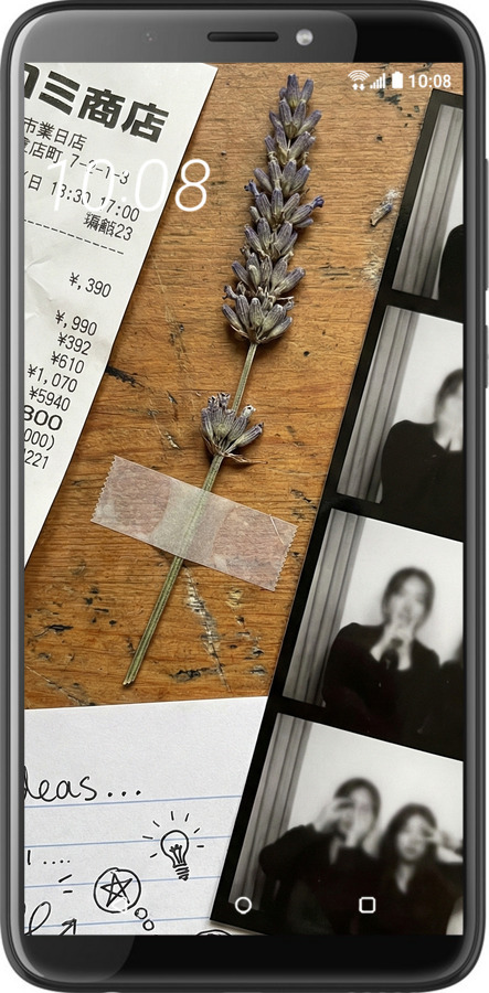 Силиконовый чехол Aesthetic Scrapbook Collage для HTC Desire 12 Plus - 6773u-1485 изображение 