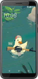 Силіконовий чехол Каченя з автоматом для HTC Desire 12 - 6356u-1476 изображение 