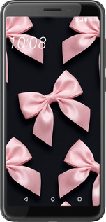 Силиконовый чехол Coquette Ribbons Dark Coquette для HTC Desire 12 - 6767u-1476 изображение 