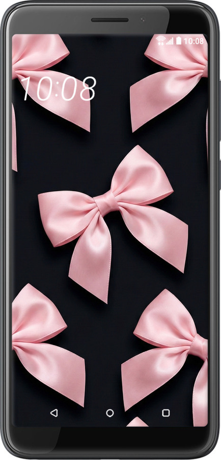 Силиконовый чехол Coquette Ribbons Dark Coquette для HTC Desire 12 - 6767u-1476 изображение 