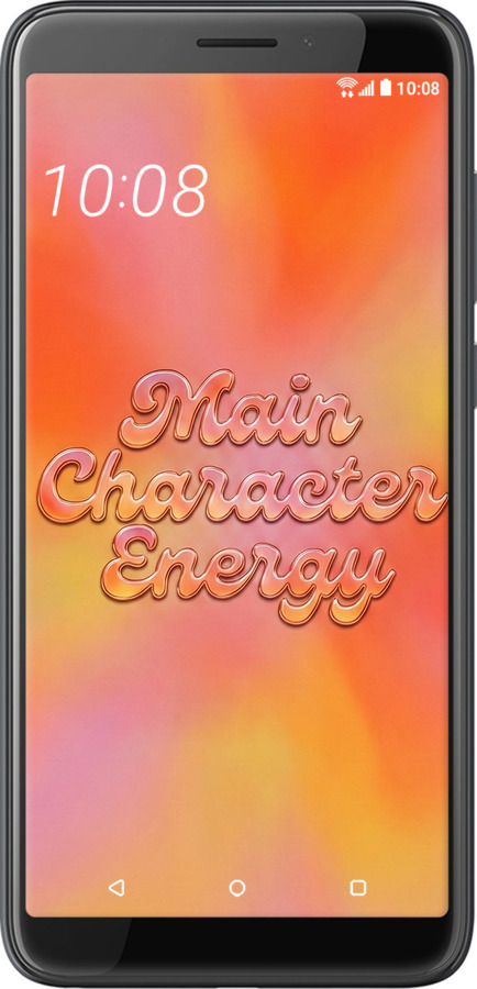 Силиконовый чехол Aura Gradient Main Character Energy Aesthetic Y2K для HTC Desire 12 - 6783u-1476 изображение 