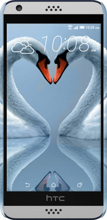 3D пластиковий глянцевий чехол Лебеді для HTC Desire 530 - 6007c-613 изображение 