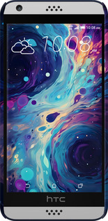 3D пластиковый глянцевый чехол Арт акварель для HTC Desire 530 - 6329c-613 изображение 