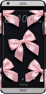 3D пластиковый глянцевый чехол Coquette Ribbons Dark Coquette для HTC Desire 530 - 6767c-613 изображение 