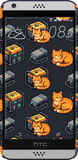 3D пластиковый глянцевый чехол Autonomous Zone для HTC Desire 530 - 6771c-613 изображение 