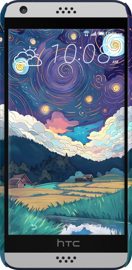 3D пластиковий глянцевий чехол Креативний арт для HTC Desire 530 - 6322c-613 изображение 