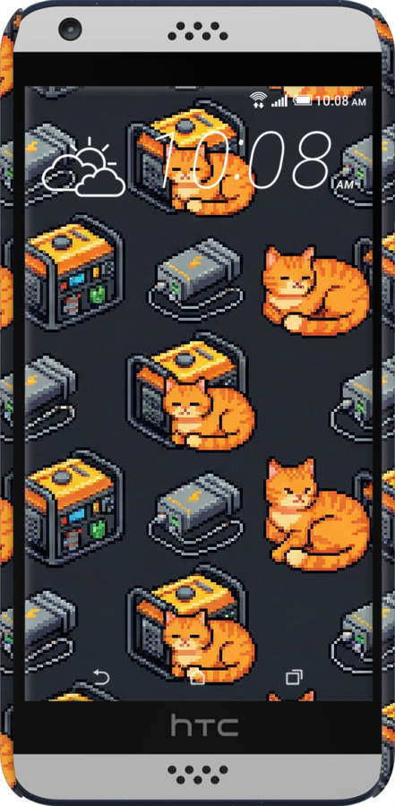 3D пластиковый глянцевый чехол Autonomous Zone для HTC Desire 530 - 6771c-613 изображение 