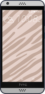 Силіконовий чехол Зебра беж для HTC Desire 530 - 4875u-613 изображение 