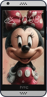 Силиконовый чехол Minnie Mouse для HTC Desire 530 - 6054u-613 изображение 