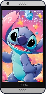 Силиконовый чехол Стич 2 для HTC Desire 530 - 6371u-613 изображение 