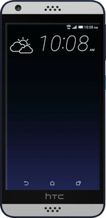 Силіконовий чехол Градієнт у темно-синьому стилі для HTC Desire 530 - 6542u-613 изображение 