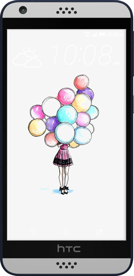 Силіконовий чехол Кульки для HTC Desire 630 - 4387u-454 изображение 