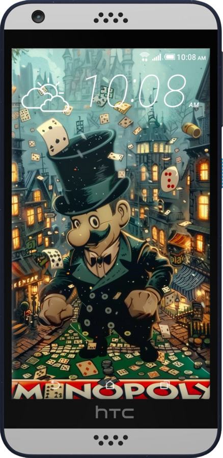 Силіконовий чехол Казковий Monopoly для HTC Desire 530 - 6086u-613 изображение 