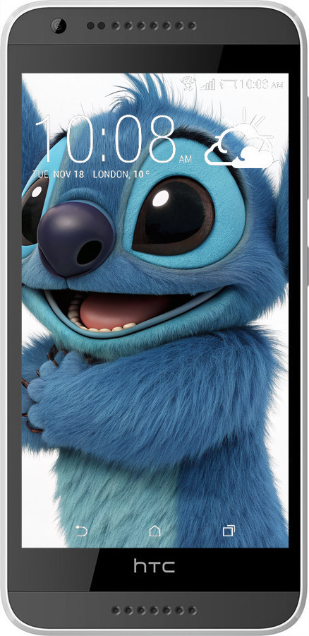 Силіконовий чехол Стіч 1 для HTC Desire 620 - 6686u-186 изображение 