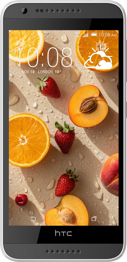 Силіконовий чехол Фрукти 3 для HTC Desire 620 - 6703u-186 изображение 