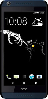 3D пластиковый матовый чехол Кошка для HTC Desire 628 Dual Sim - 6505m-949 изображение 