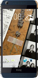 3D пластиковый матовый чехол Aesthetic Scrapbook Collage для HTC Desire 628 Dual Sim - 6773m-949 изображение 