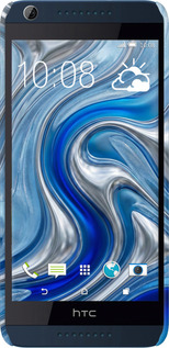 3D пластиковый матовый чехол Liquid Chrome для HTC Desire 628 Dual Sim - 6781m-949 изображение 