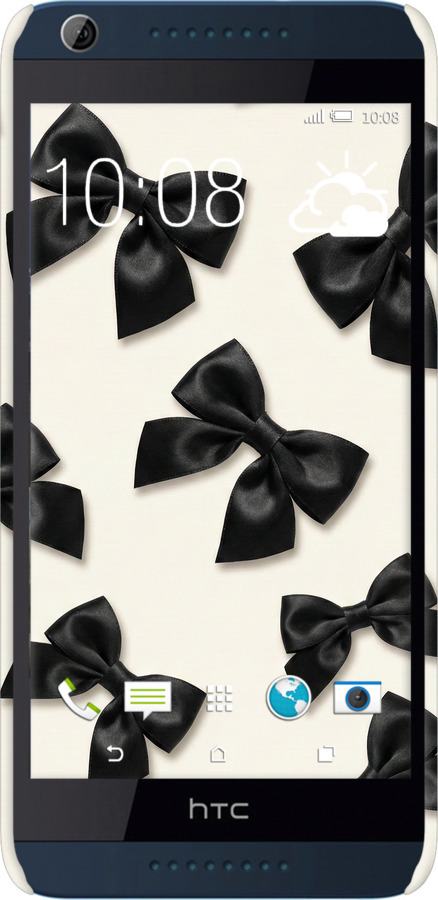 3D пластиковый матовый чехол Dark Coquette для HTC Desire 626G - 6765m-144 изображение 