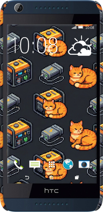 3D пластиковый матовый чехол Autonomous Zone для HTC Desire 628 Dual Sim - 6771m-949 изображение 