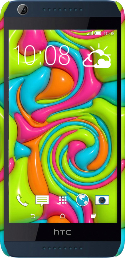 3D пластиковый матовый чехол Y2K Jelly Dream для HTC Desire 628 Dual Sim - 6780m-949 изображение 