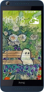 Силиконовый чехол Грустное привидение для HTC Desire 628 Dual Sim - 6403u-949 изображение 