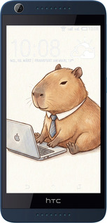 Силиконовый чехол Funny Capybara CEO Working для HTC Desire 628 Dual Sim - 6777u-949 изображение 