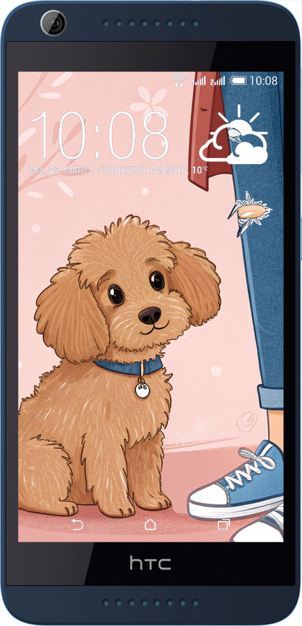 Силиконовый чехол Мальтипу 3 для HTC Desire 628 Dual Sim - 6706u-949 изображение 
