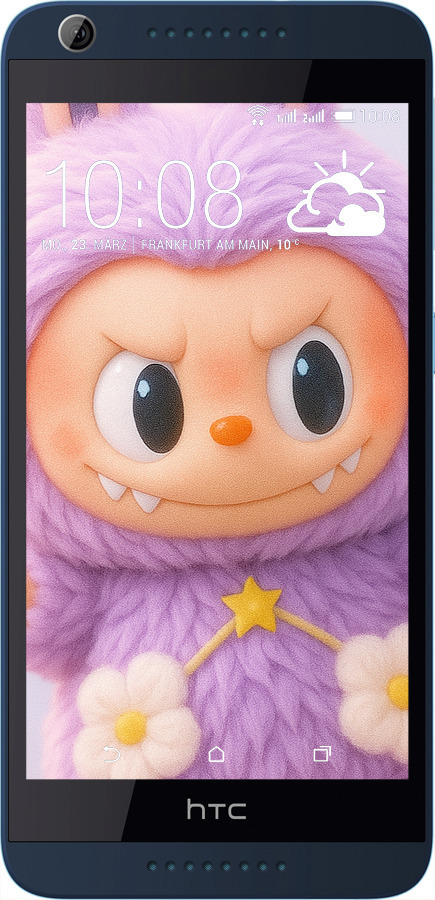 Силиконовый чехол Лабубу для HTC Desire 628 Dual Sim - 6708u-949 изображение 