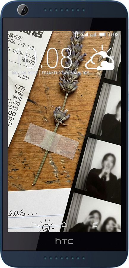 Силиконовый чехол Aesthetic Scrapbook Collage для HTC Desire 628 Dual Sim - 6773u-949 изображение 