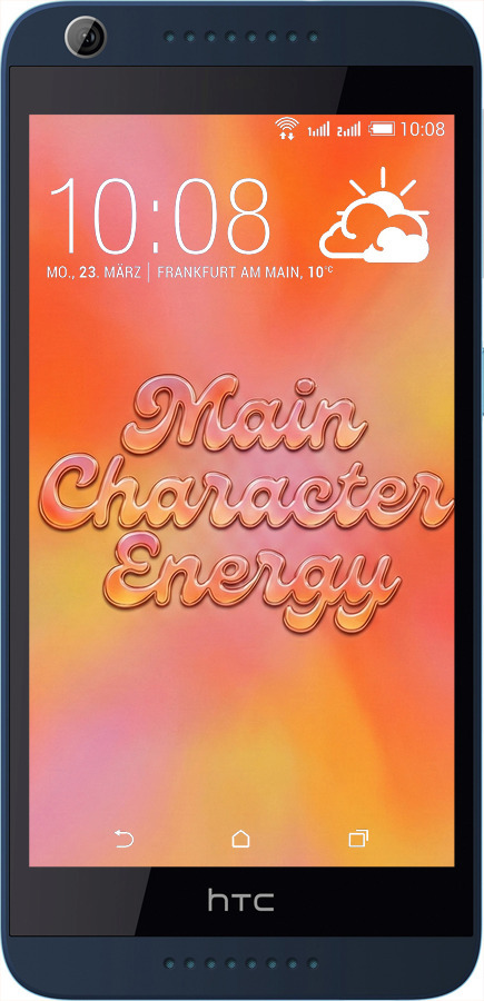 Силиконовый чехол Aura Gradient Main Character Energy Aesthetic Y2K для HTC Desire 626G - 6783u-144 изображение 