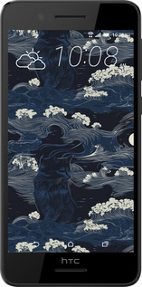 Силиконовый чехол Морская тематика в стиле арт-деко для HTC Desire 728G - 6520u-145 изображение 