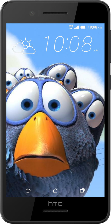Силіконовий чехол Angry Birds для HTC Desire 728G - 6008u-145 изображение 