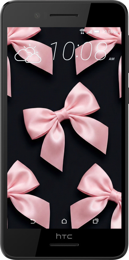 Силіконовий чехол Coquette Ribbons Dark Coquette для HTC Desire 728G - 6767u-145 изображение 