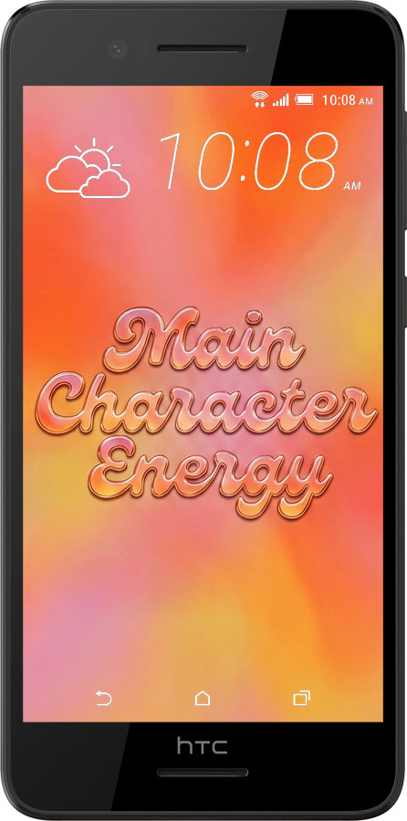 Силиконовый чехол Aura Gradient Main Character Energy Aesthetic Y2K для HTC Desire 728G - 6783u-145 изображение 