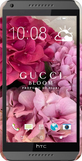 3D пластиковий матовий чехол Гучи для HTC Desire 816 - 6341m-169 изображение 