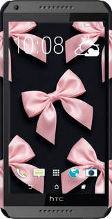 3D пластиковый матовый чехол Coquette Ribbons Dark Coquette для HTC Desire 816 - 6767m-169 изображение 
