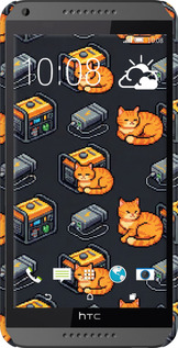 3D пластиковый матовый чехол Autonomous Zone для HTC Desire 816 - 6771m-169 изображение 