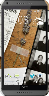 3D пластиковый матовый чехол Aesthetic Scrapbook Collage для HTC Desire 816 - 6773m-169 изображение 