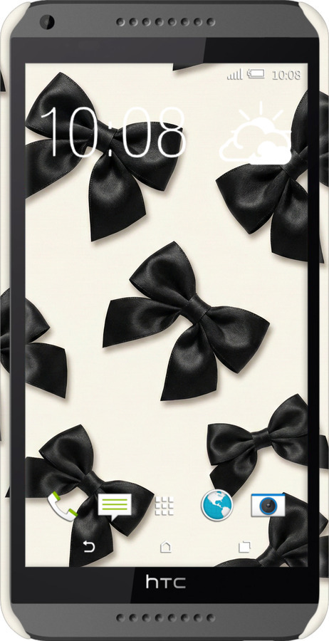 3D пластиковый матовый чехол Dark Coquette для HTC Desire 816 - 6765m-169 изображение 