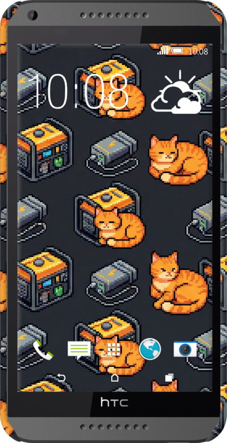 3D пластиковый матовый чехол Autonomous Zone для HTC Desire 816 - 6771m-169 изображение 