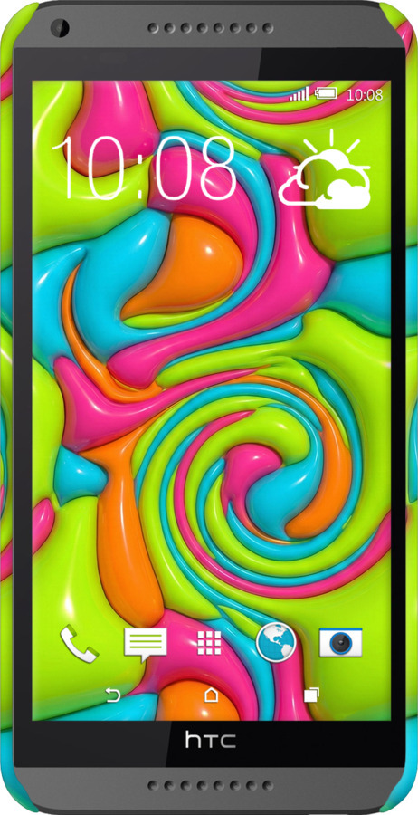 3D пластиковый матовый чехол Y2K Jelly Dream для HTC Desire 816 - 6780m-169 изображение 