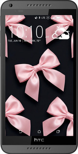 Силиконовый чехол Coquette Ribbons Dark Coquette для HTC Desire 816 - 6767u-169 изображение 