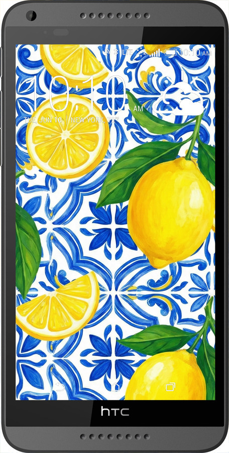 Силиконовый чехол Grocery Girl Italian Summer для HTC Desire 816 - 6766u-169 изображение 