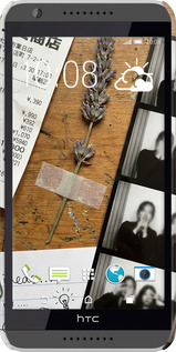 3D пластиковий матовий чехол Aesthetic Scrapbook Collage для HTC Desire 820 - 6773m-133 изображение 