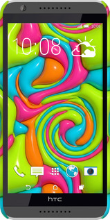 3D пластиковий глянцевий чехол Y2K Jelly Dream для HTC Desire 820 - 6780c-133 изображение 