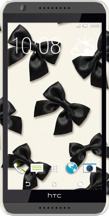 3D пластиковий матовий чехол Dark Coquette для HTC Desire 820 - 6765m-133 изображение 