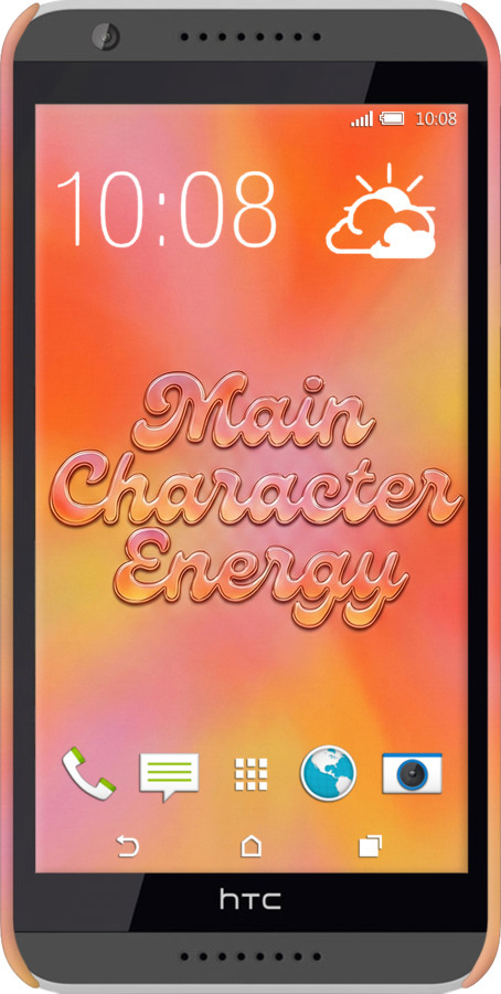 3D пластиковый глянцевый чехол Aura Gradient Main Character Energy Aesthetic Y2K для HTC Desire 820 - 6783c-133 изображение 
