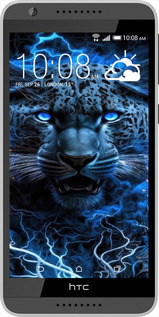 Силиконовый чехол Ледяной леопард для HTC Desire 820 - 6460u-133 изображение 