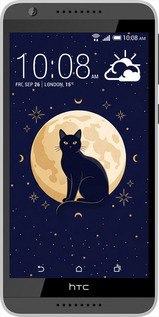 Силиконовый чехол Cute Cat Celestial/Witchy для HTC Desire 820 - 6787u-133 изображение 